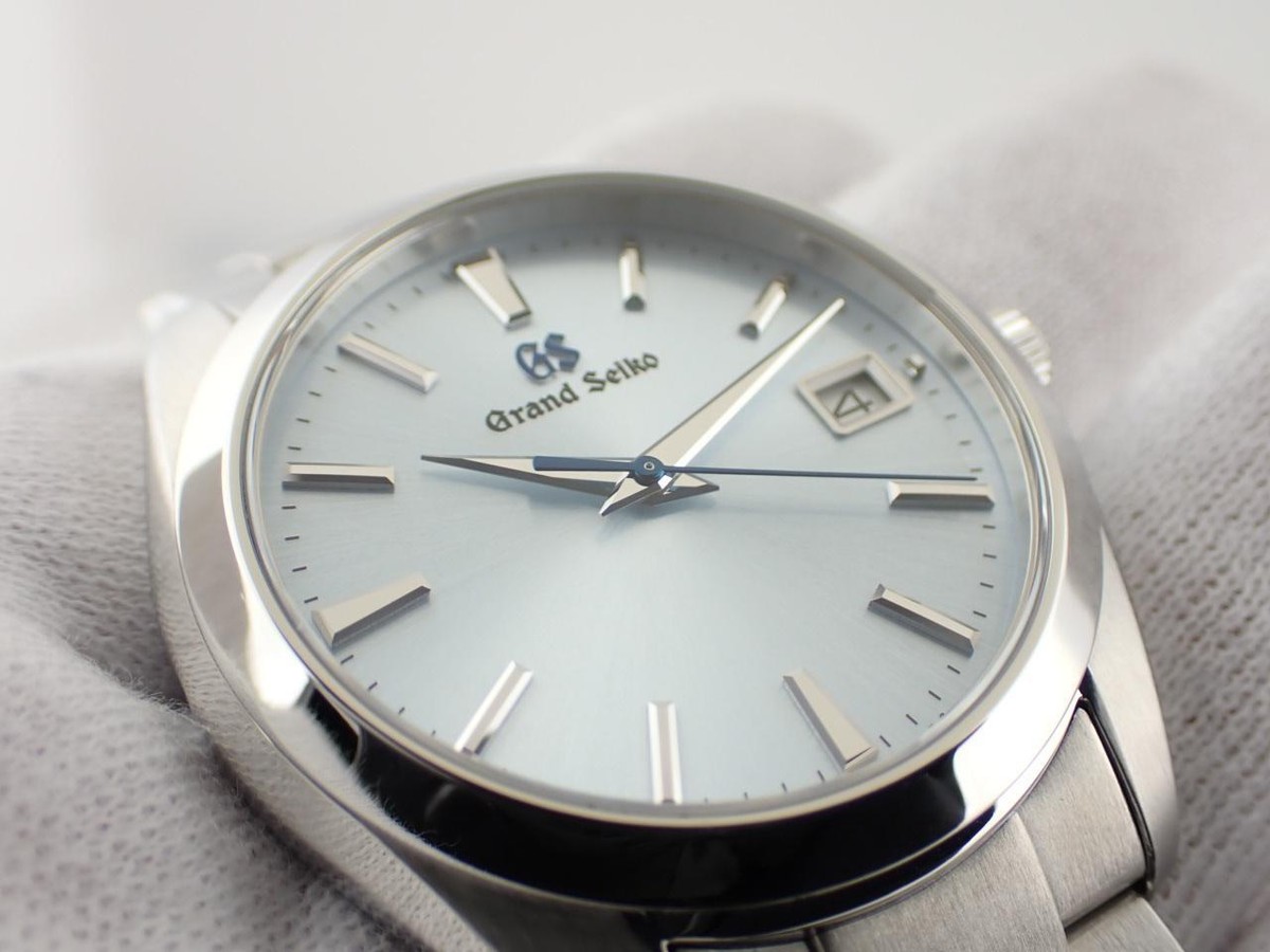 純銀製　御盃 Grand Seiko 9F Quartz Japan Sogo Limited Model Ice Blue Dial