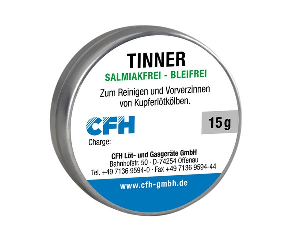 Cfh Tinner Salmiakfrei 15 G Ti 228 LöTspitzen LöTen LöTkolben-image