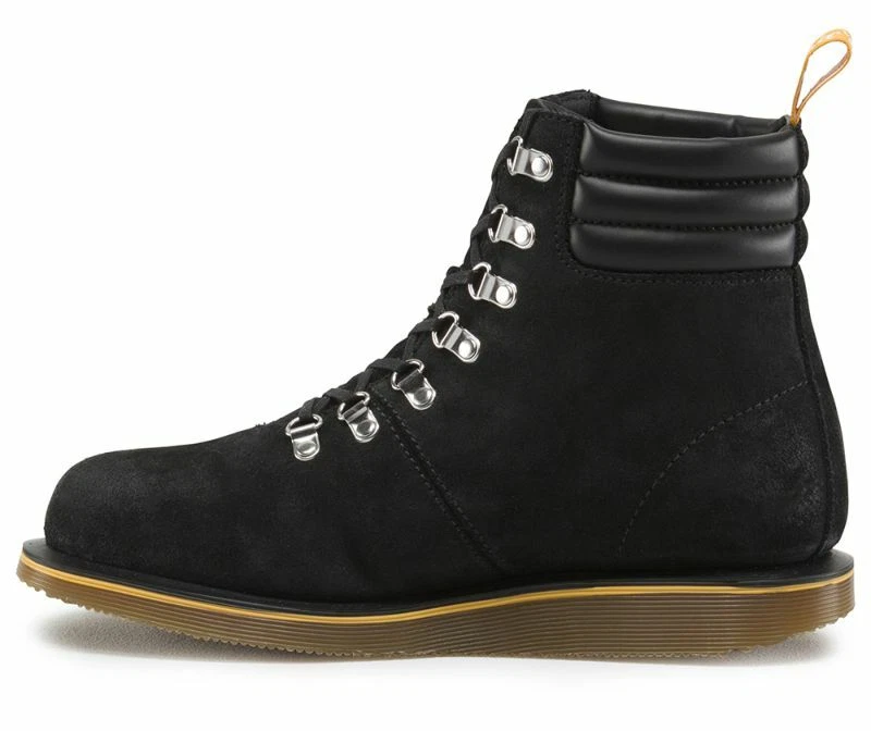 Dr Martens Morgan Stiefel 7 Agujeros Negro Gamuza 14868001