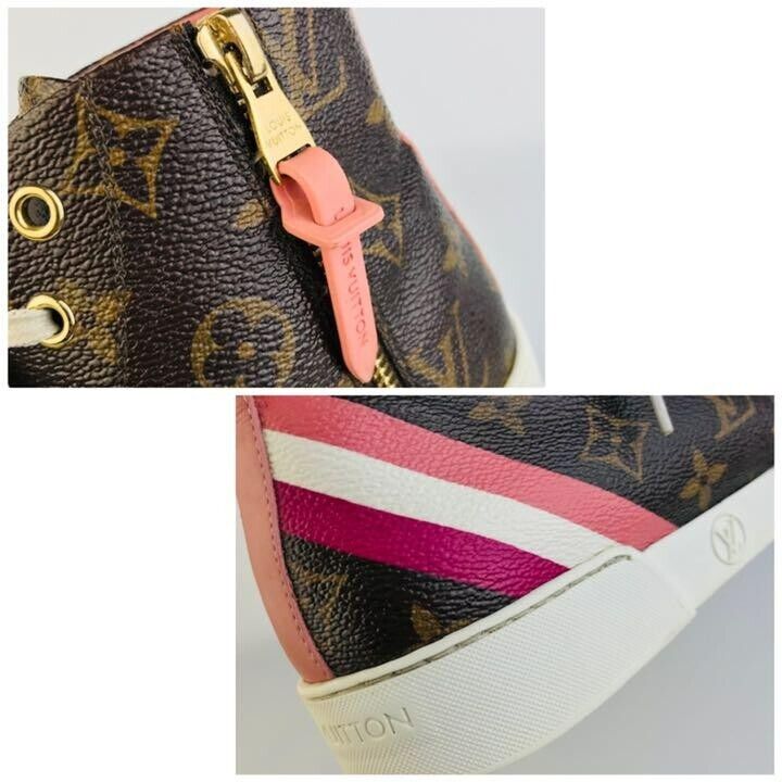 LOUIS VUITTON Stellar line High-top sneakers Shoes 36 Brown LOUIS VUITTON Stellar line High-top sneakers Shoes 36 Brown