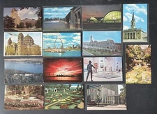 St. Louis MISSOURI vintage chrome postcard lot of 14