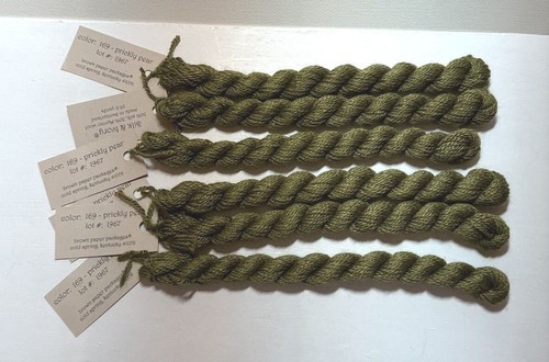 Silk & Ivory Thread 50% Silk, 50% Merino Wool, Yarn 28.8 yards sold by skein - Picture 6 of 35