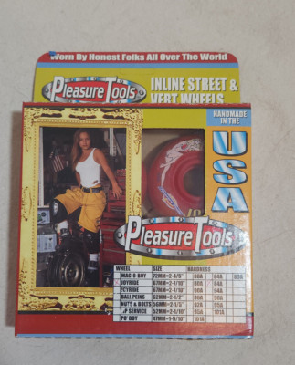 Vintage Pleasure Tools Joyride 2 7/10 84a Wheels Red