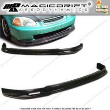 For 96 97 98 Honda Civic 4-door Sedan Ek Mugn Style Front Bumper Pu Lip Flexible For 96 97 98 Honda Civic 4-door Sedan Ek Mugn Style Front Bumper Pu Lip Flexible