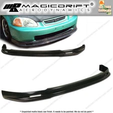 For 96 97 98 Honda Civic 4-Door Sedan EK MUGN Style Front Bumper PU Lip Flexible