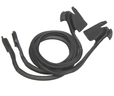 #ad 1971 1973 Ford Mustang amp; Mercury Cougar new door weatherstrip seals pair $59.74