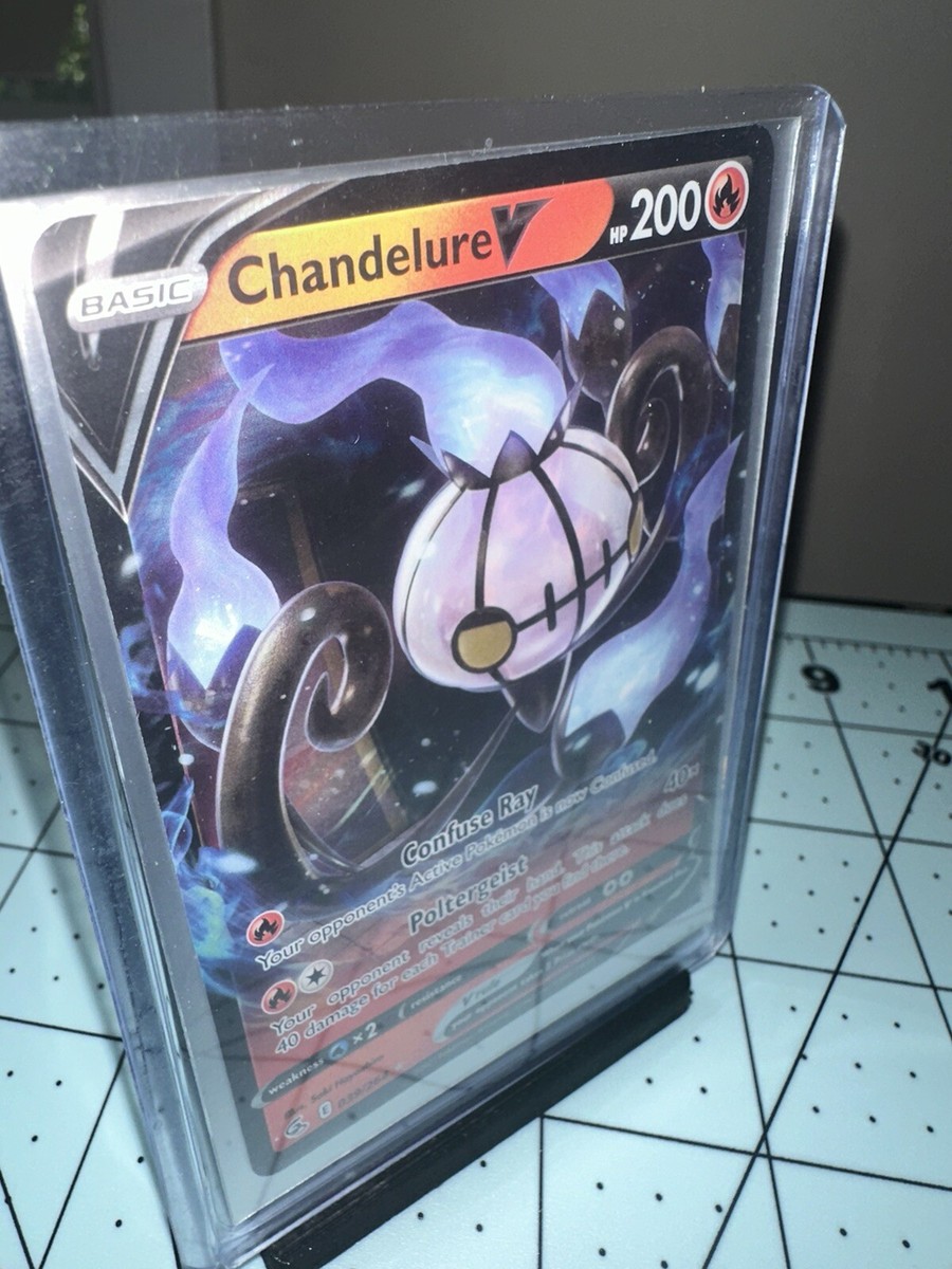 chandelure v pokemon card price - 247/264 - Full Art Ultra Rare - Sword & Shield Colorless Poltergeist (40) Your opponent reveals their hand Chandelure V 039/264 - Fusion