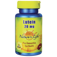 Nature's Life Lutein 20 Mg 30 Sgels on sale Nature's Life Lutein 20 Mg 30 Sgels on sale
