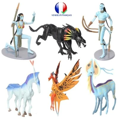 Lot De 6 Figurines Avatar Pandora Neytiri Jake 6 A 17CM PVC Jouets Collection