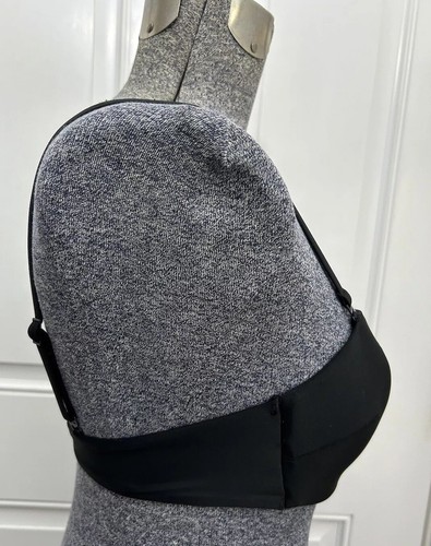New Aerie Womens Bandeau Swim Top w/ Removable Straps & Pads Black Size Small - Picture 4 of 7