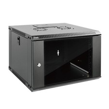 6U Wall Mount Server Cabinet IT Network Rack Enclosure Lockable Door and Side...