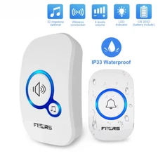 Doorbell Waterproof Wireless Home Doorbell Intelligent 32 Songs Smart Doorbell