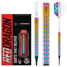 RED DRAGON Javelin Series Premium Tungsten Softip Darts Set with Flights and ...