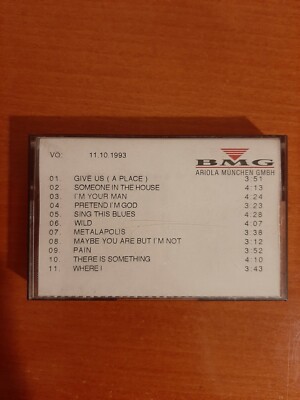 RARITÄT!  IT'S ALIVE  PROMO TAPE! ''EARTHQUAKE VISIONS'' 11.10.1993 ~ BMG ARIOLA 