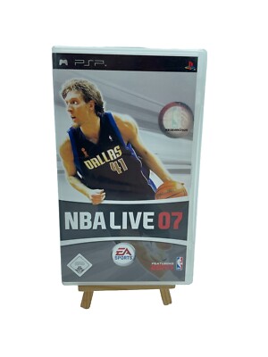 Sony PSP NBA Live 07 Basketball Dirk Nowitzki Electronic Arts EA Sports