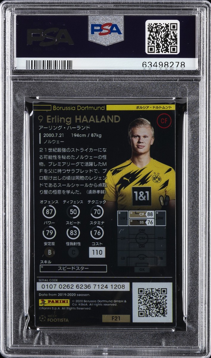 2020 PANINI WCCF FOOTISTA F21-2 ERLING HAALAND PSA 10 | eBay 2020 PANINI WCCF FOOTISTA F21-2 ERLING HAALAND PSA 10 | eBay