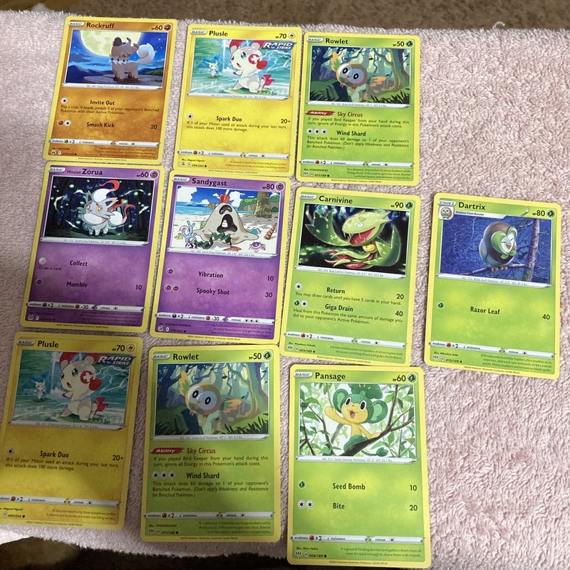 Lot Of 10 Pokemon Cards Rare Star Pick Your Card!! And More Up4 Val