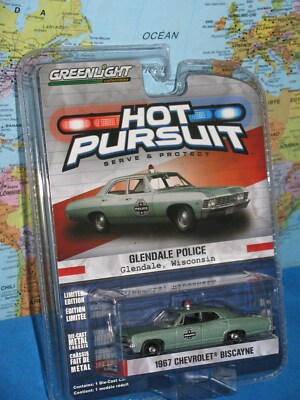HOT PURSUIT 1967 CHEVROLET BISCAYNE GLENDALE POLICE WISCONSIN USA