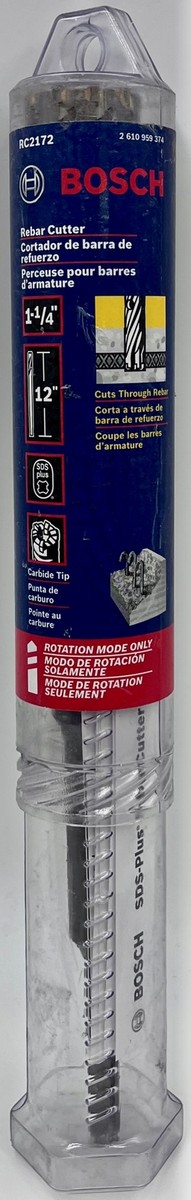 Bosch RC2172 - 1-1/4 X 12 In. Sds-Plus Rebar Cutter Concrete Bit Masonry