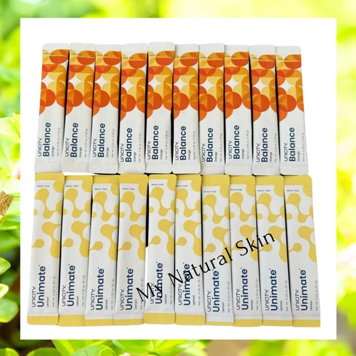 جديد! Unicity Feel Great Unimate Lemon 10 Balance Orange 10 عبوات!
