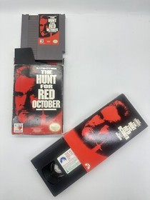 The Hunt for Red October CIB Completo Probado (Nintendo NES, 1991) VHS Incluido