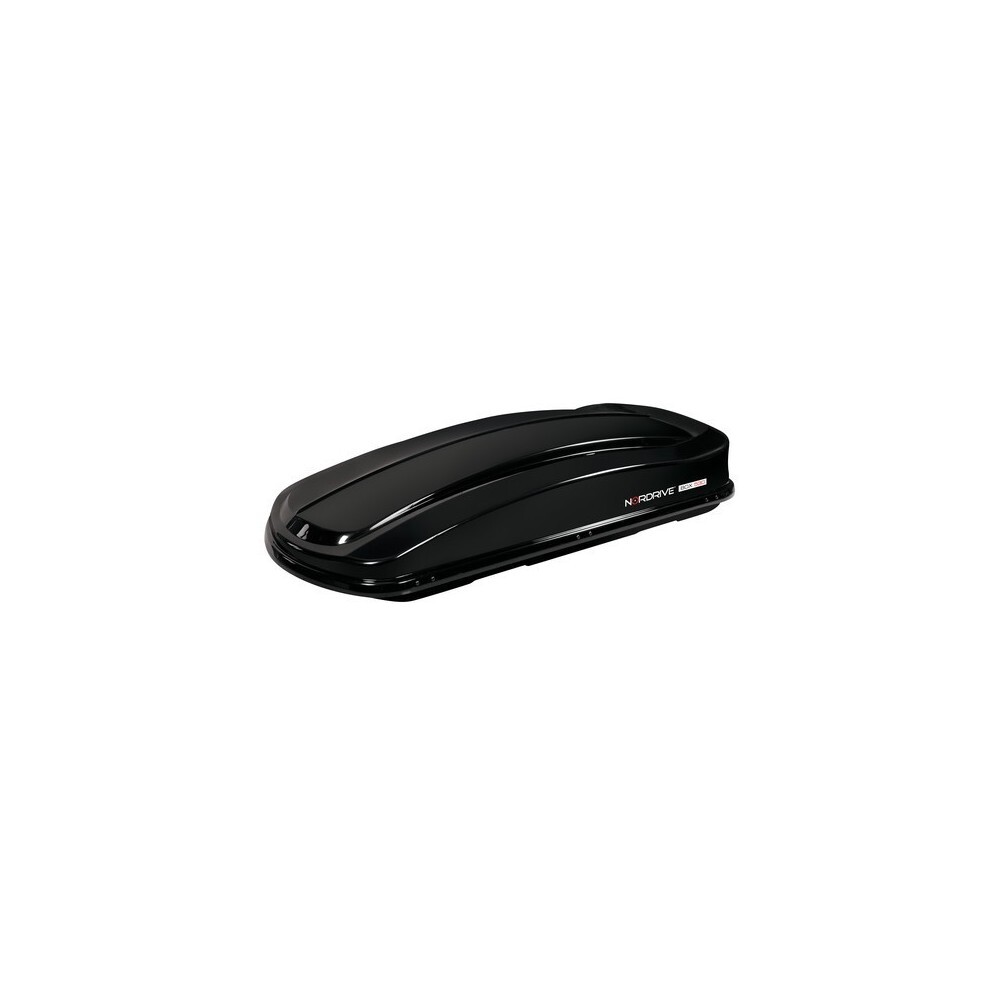 Nordrive 530D Baule portapacchi box tetto in ABS 530 litri nero lucido