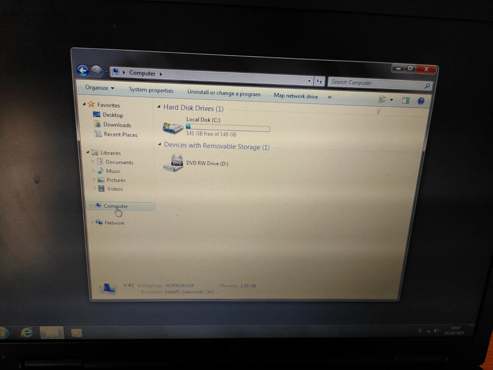 Dell Vostro 1520, Intel Celeron Dual-Core A 2.2 Ghz, 160 GB HDD, 1 GB Ram (424) - Immagine 4 di 4