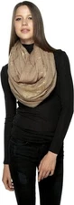 3 in 1 Shiraleah Women Juliette Scarf Infinity Wrap Shaw 80" 40" Camel Caramel