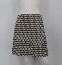 Ann Taylor Loft SZ 4 Skirt Black Gold Metallic Tweed Lined Career Party Evening