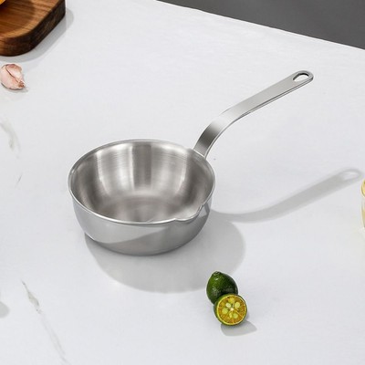 Ergonomic Handle Hot Oil Splashing Pot Butter Warmer  Cookware Accessories