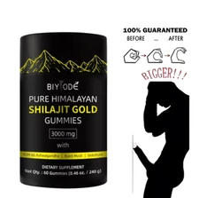 Himalayan Shilajit GOLD Gummies, Organic, Extremely Potent 3000 mg, Fulvic Acid