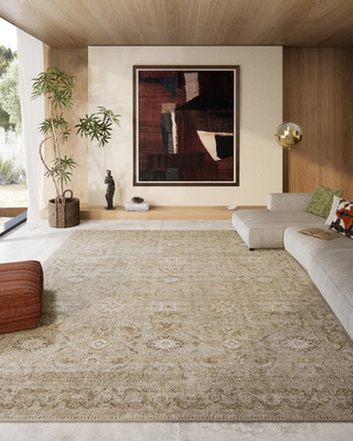 Soft Washable 8x10 Area Rug - Stain Resistant Non-Slip for Home & Office