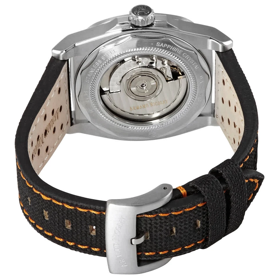 Reloj para hombre Armand Nicolet JH9 automático esfera plateada A663HAA-AO-P0668NO8 Foto 3 de 3