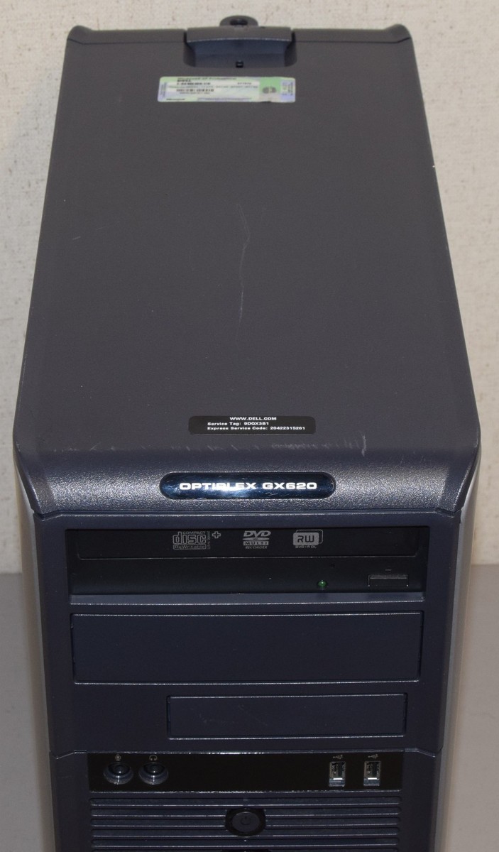 Dell OptiPlex GX620 Desktop Computer Intel Pentium D 1GB RAM 80GB