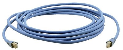 KRAMER - Cat6A U/FTP LSOH Video & LAN Lead, 4.6m Blue