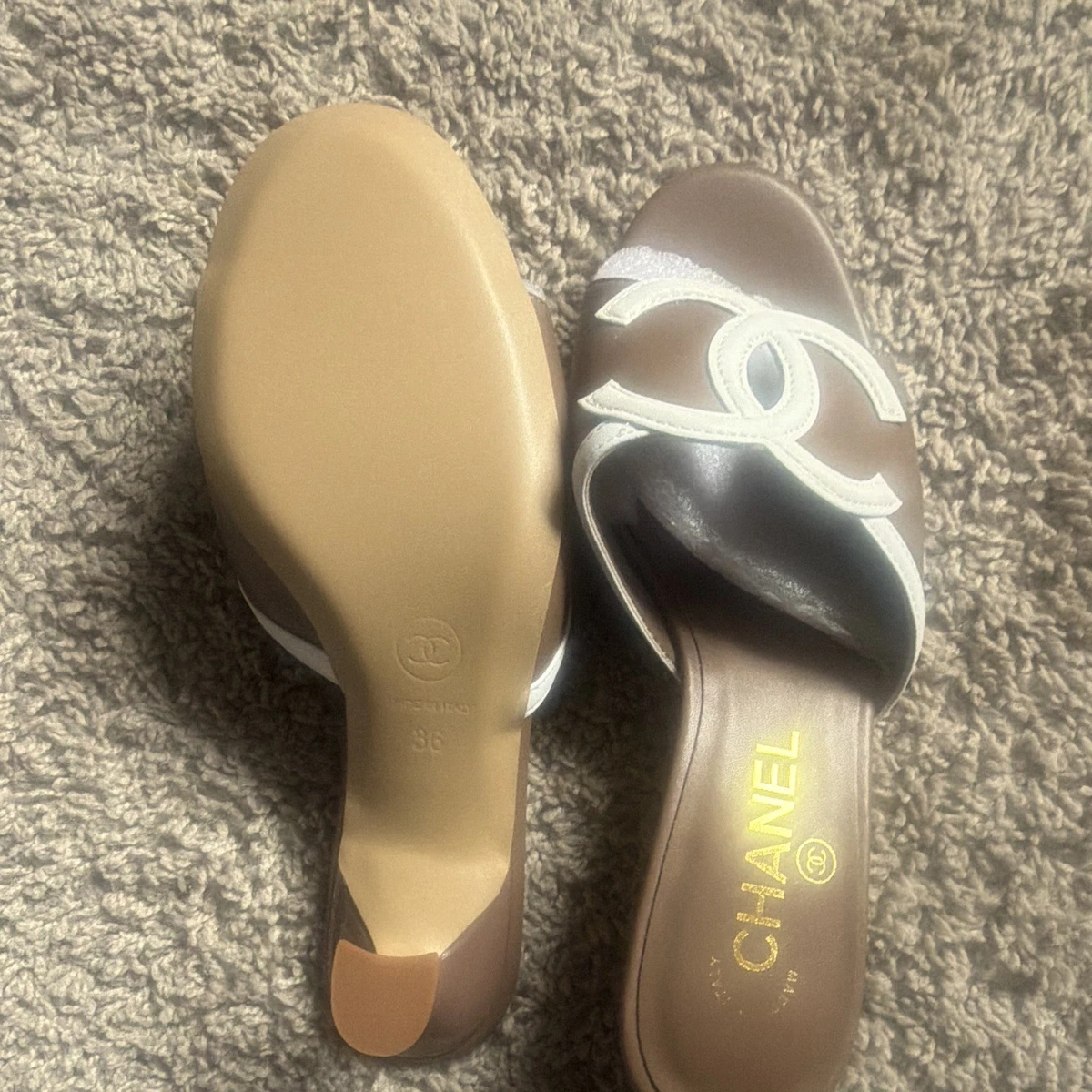 CHANEL Brown Sandals for Women for sale | eBay