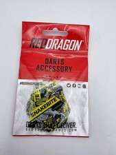 Red Dragon Flights Peter Wright Snakebite Coiled Snakes Hardcore Yellow 9 pk