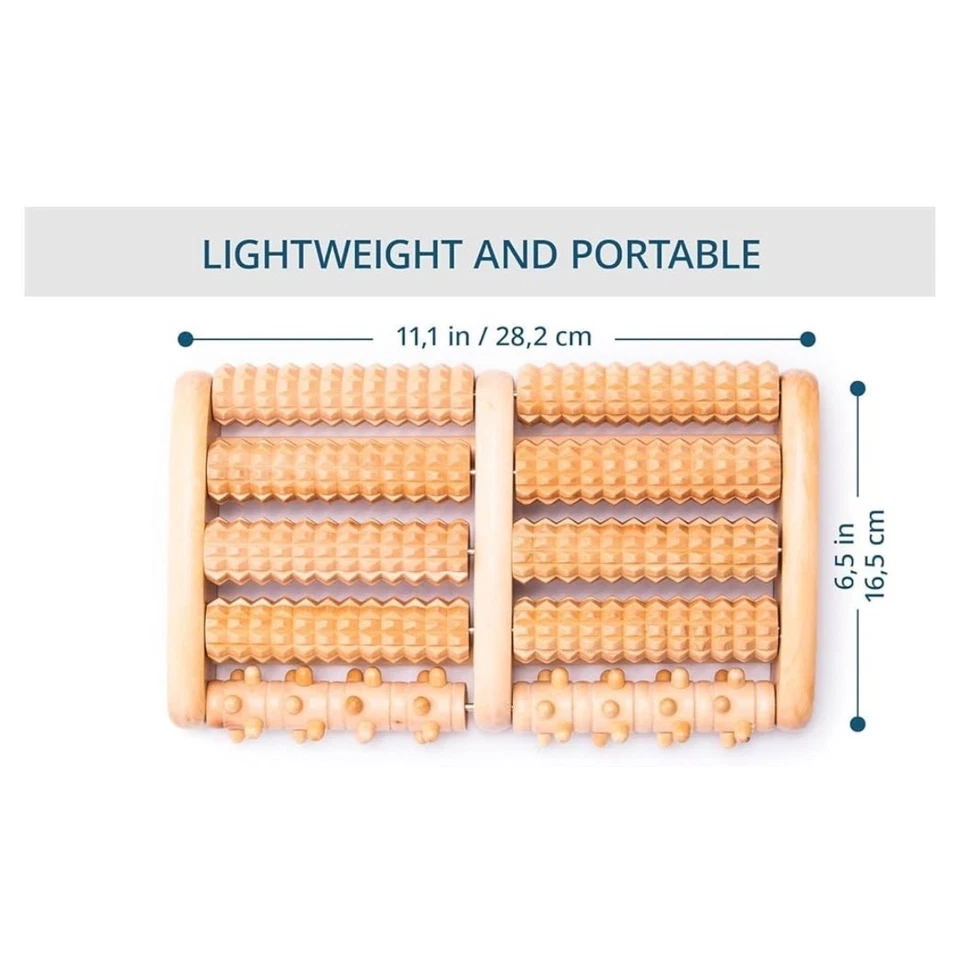NIB Theraflow Foot Roller for Plantar Fasciitis Relief, Neuropathy, Reflexology - Image 3 of 4
