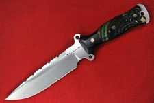 Busse Custom Nuclear Nano Team Gemini .18" Satin INFI, G10 G-rexed Clam Shell