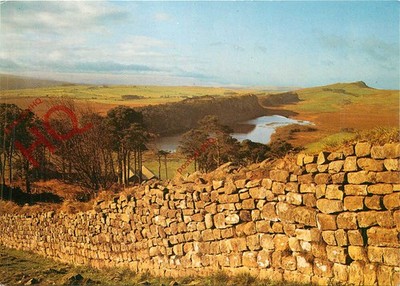 Ansichtskarte__Hadrianswall, Die römische Mauer