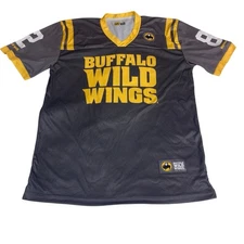 Buffalo Wild Wings Employee Work Jersey Size Large Unisex 
