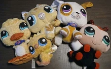 Littlest Pet Shop Plush Lot of 5