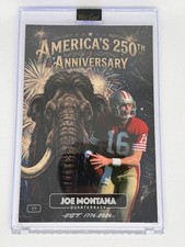 Joe Montana 1/1 Mammoth Wild Card America's 250th 2026 QB 49ers Gold Vintage🏈