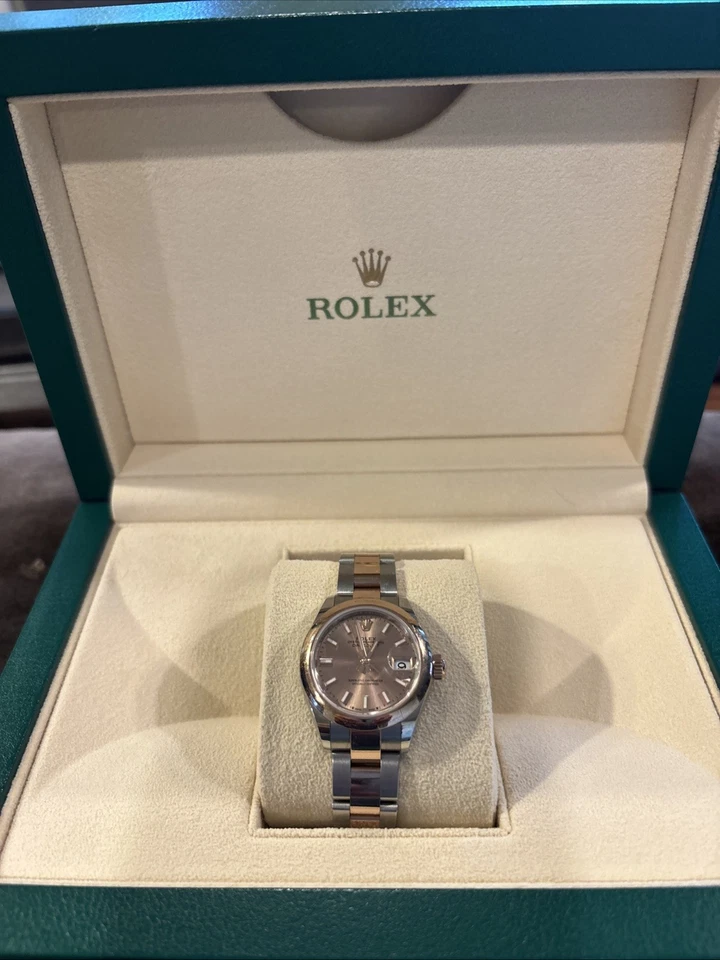 Rolex. Lady Datejust 2024. Rosegold & Stainless Steel. Worn twice. Perfect Cond. - Image 2 of 4