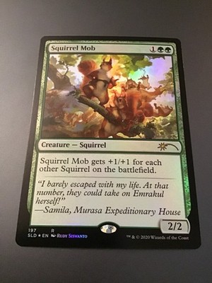 MTG Secret Lair #197 Squirrel Mob Foil NM