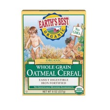 Organic Whole Grain Oatmeal Cereal 8 Oz