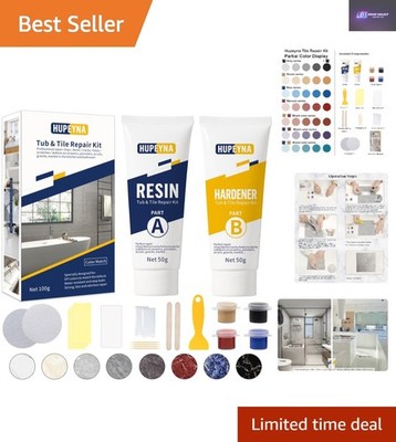 Profi Badewannen Reparatur Set für Dellen und Kratzer - Weiß & weitere Farben