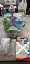 8 verschiedene Trinkflaschen + Zubehör