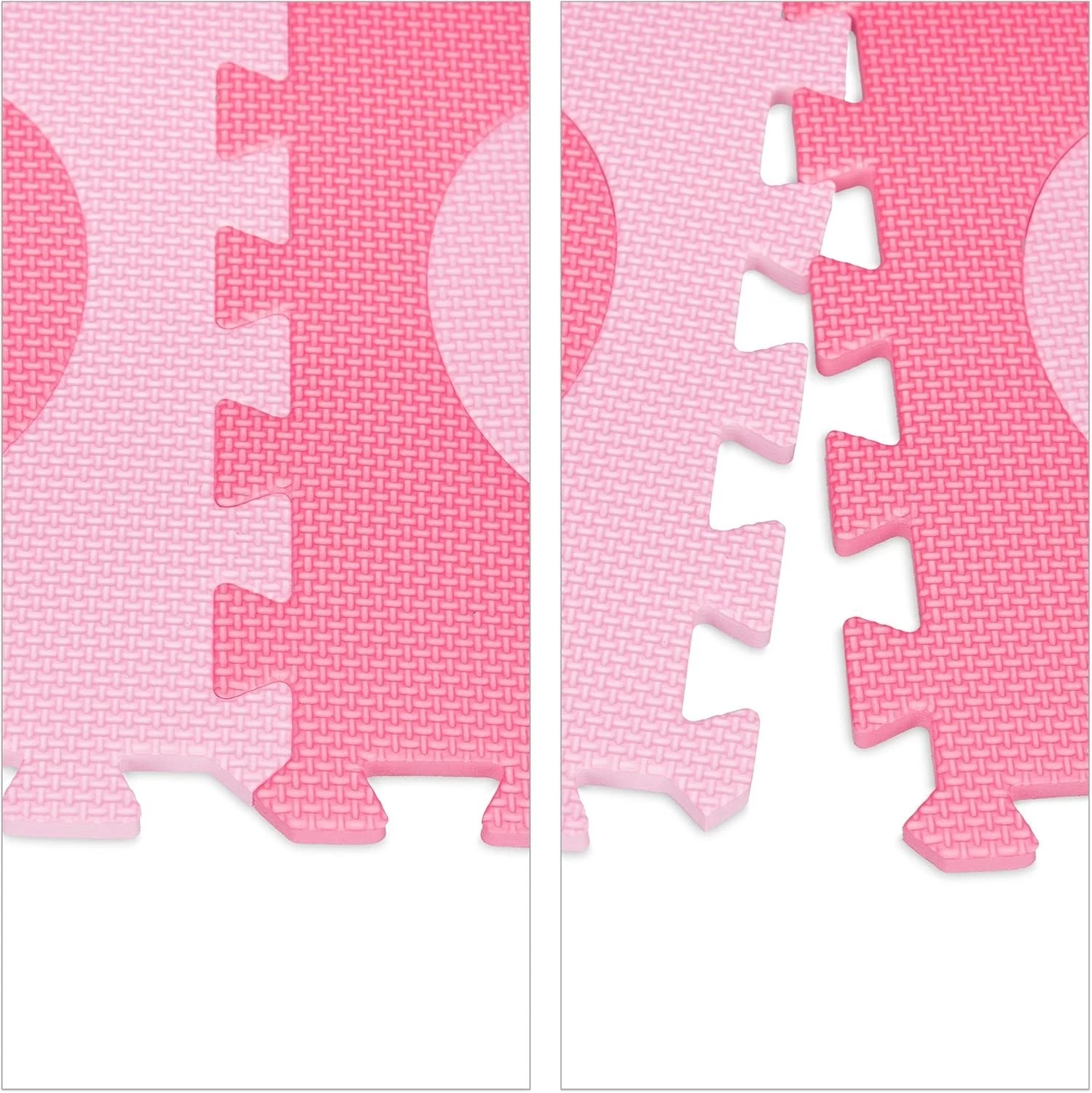 Large Soft Foam Heart Mat Jigsaw Tiles EVA Floor Interlocking Mats *Minor Damage