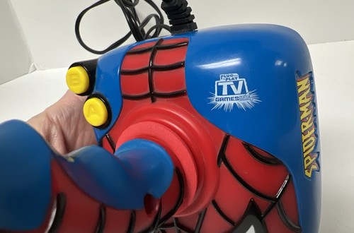 Spider- Man Video Game Controller Jakks Pacific Marvel 2004 Plug & Play Joystick - Picture 11 of 22